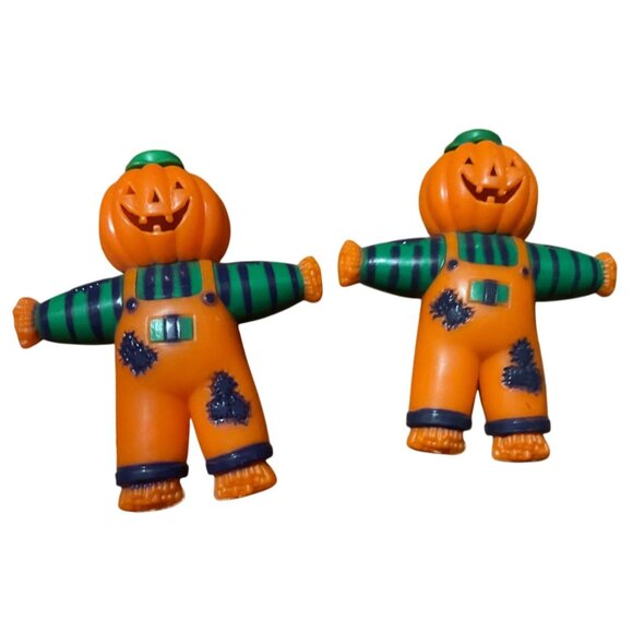 VTG 2 Sets Jack O' Lantern Scarecrow Halloween String Lights 120" 2 extra Jacks - Picture 5 of 5